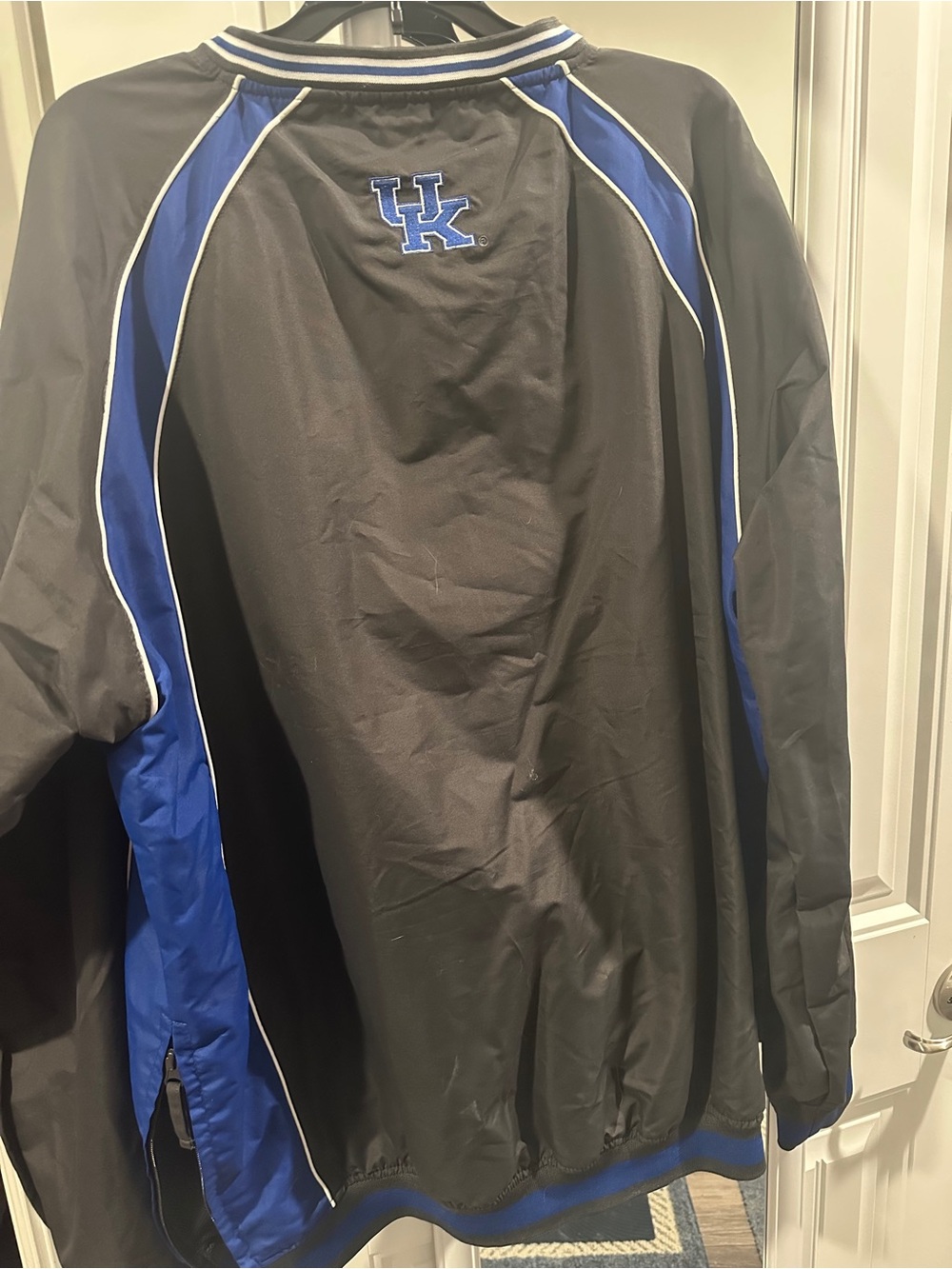 Colosseum Kentucky Black & Royal Blue Pullover Jacket - Picture 3 of 3